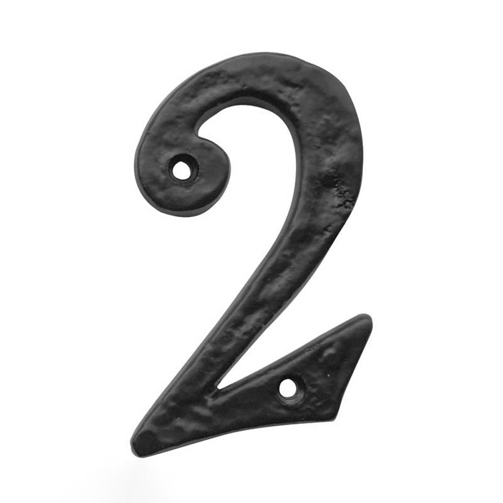 Devoran Number 2 Black Numeral